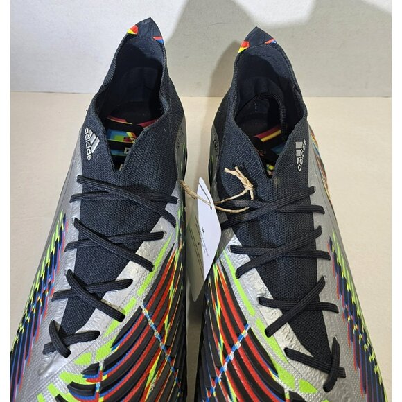 Adidas Unisex Predator Edge.1 Firm Ground Soccer Cleats Men's 12.5/Women's 11.5 - Picture 9 of 16